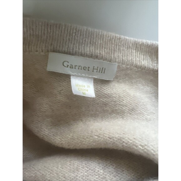 Garnet Hill Crewel Floral Embrodiered Cardigan 100% Wool Medium - Picture 6 of 7